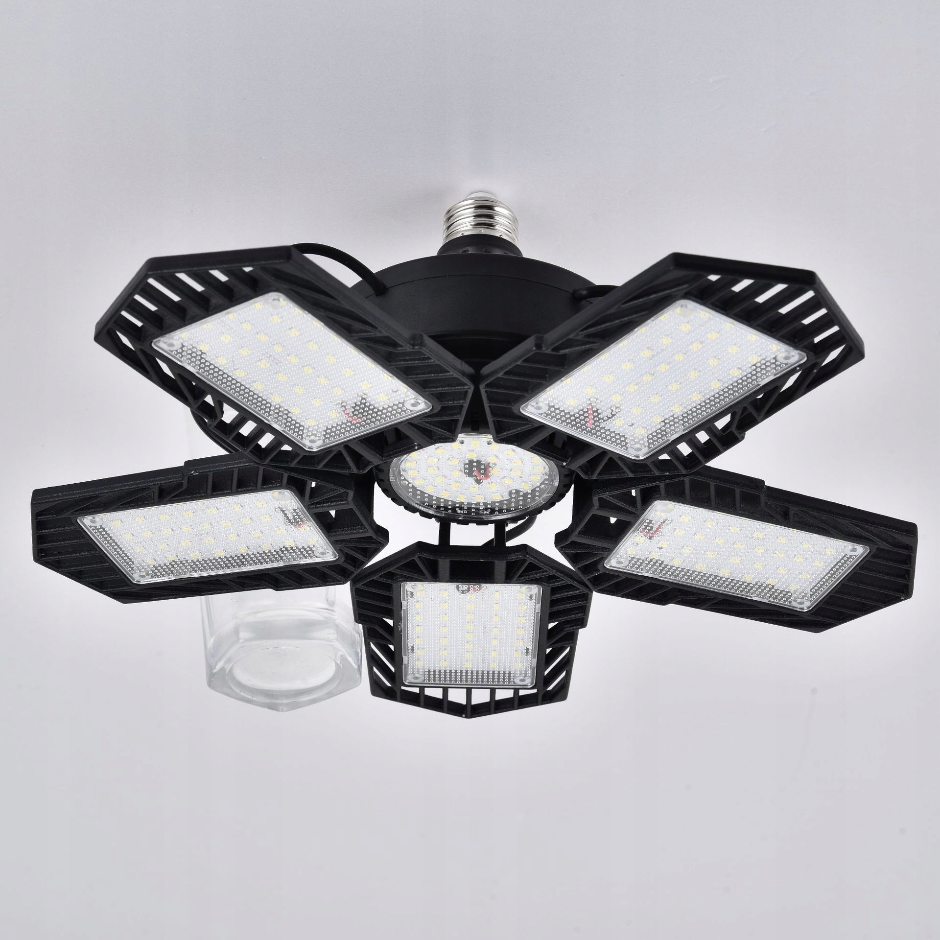 LAMPA SUFITOWA PLAFON LED LAMPA WARSZTATOWA WISZĄCA 80W PRZENOŚNA MOCNA Moc 80 W