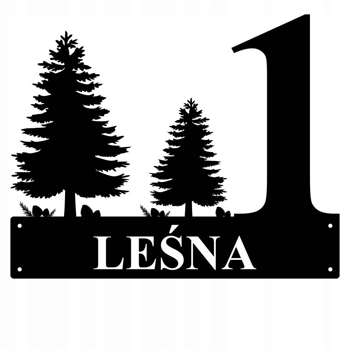 Číslo Na Dom 60 cm Tabuľa Adresa Oceľ 2MM Grafika 189