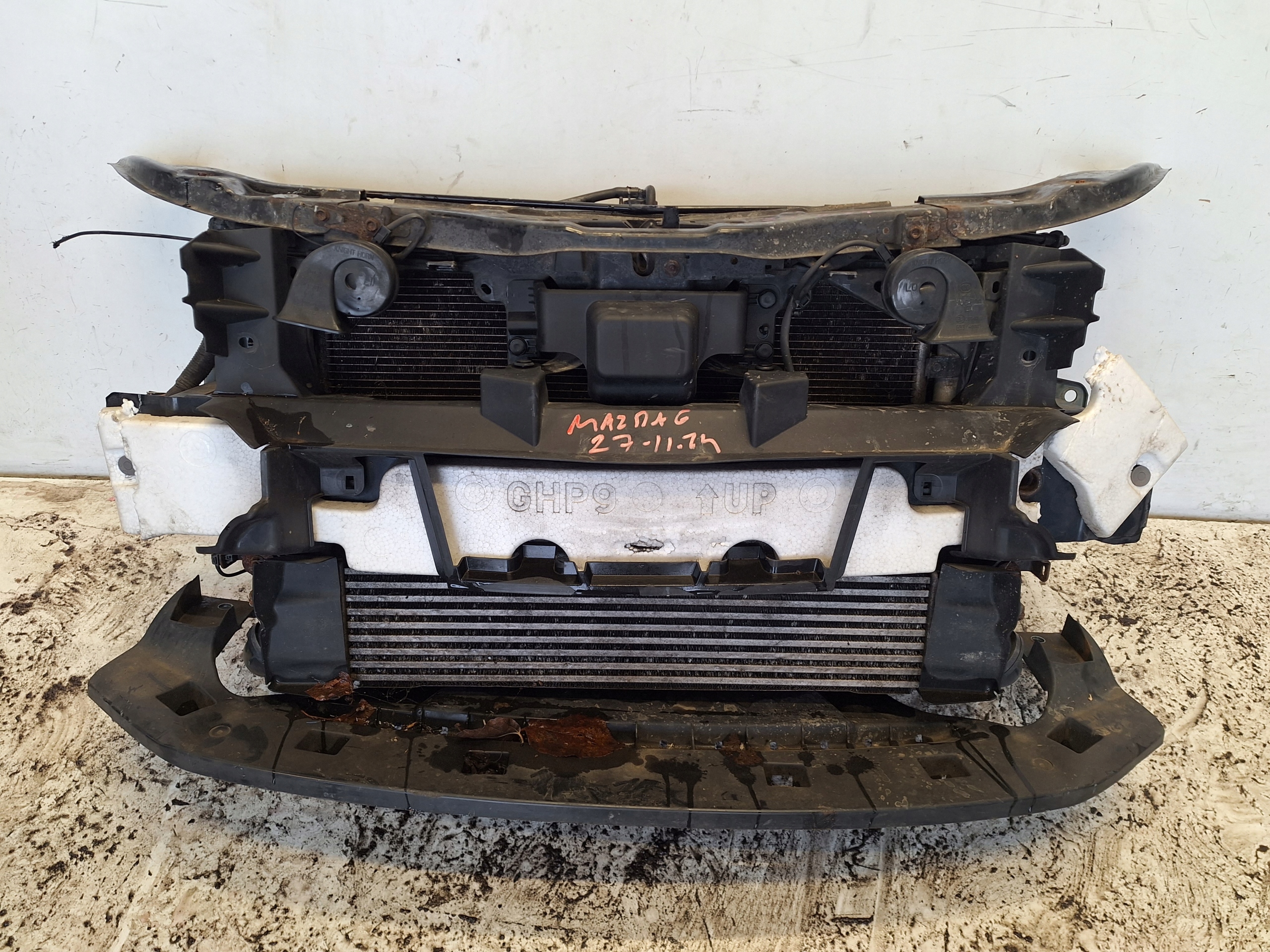 MAZDA 6 GJ 12-> support panel for radiators 2.2D