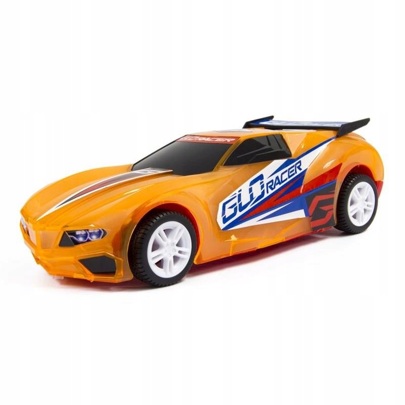 AUTO POJAZD WYŚCIGÓWKA PULL BLACK ŚWIATŁO DŹWIĘK Model pull back