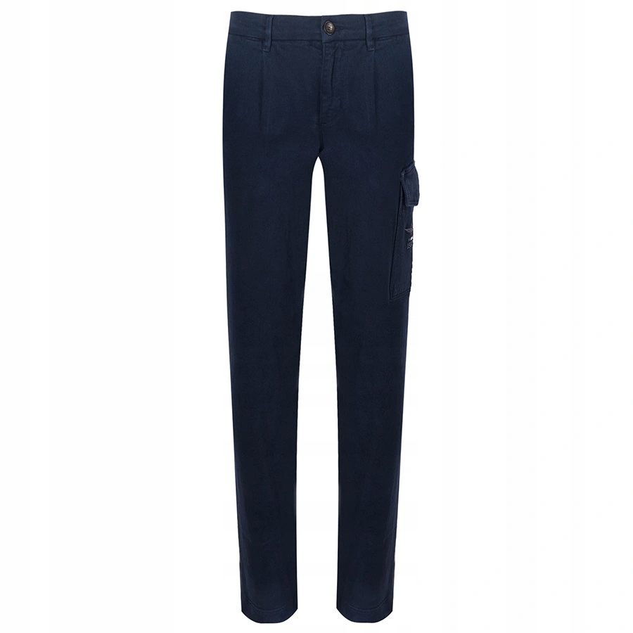 Kalhoty Aeronautica Militare 242PA1614CT3371 Tmavě modré