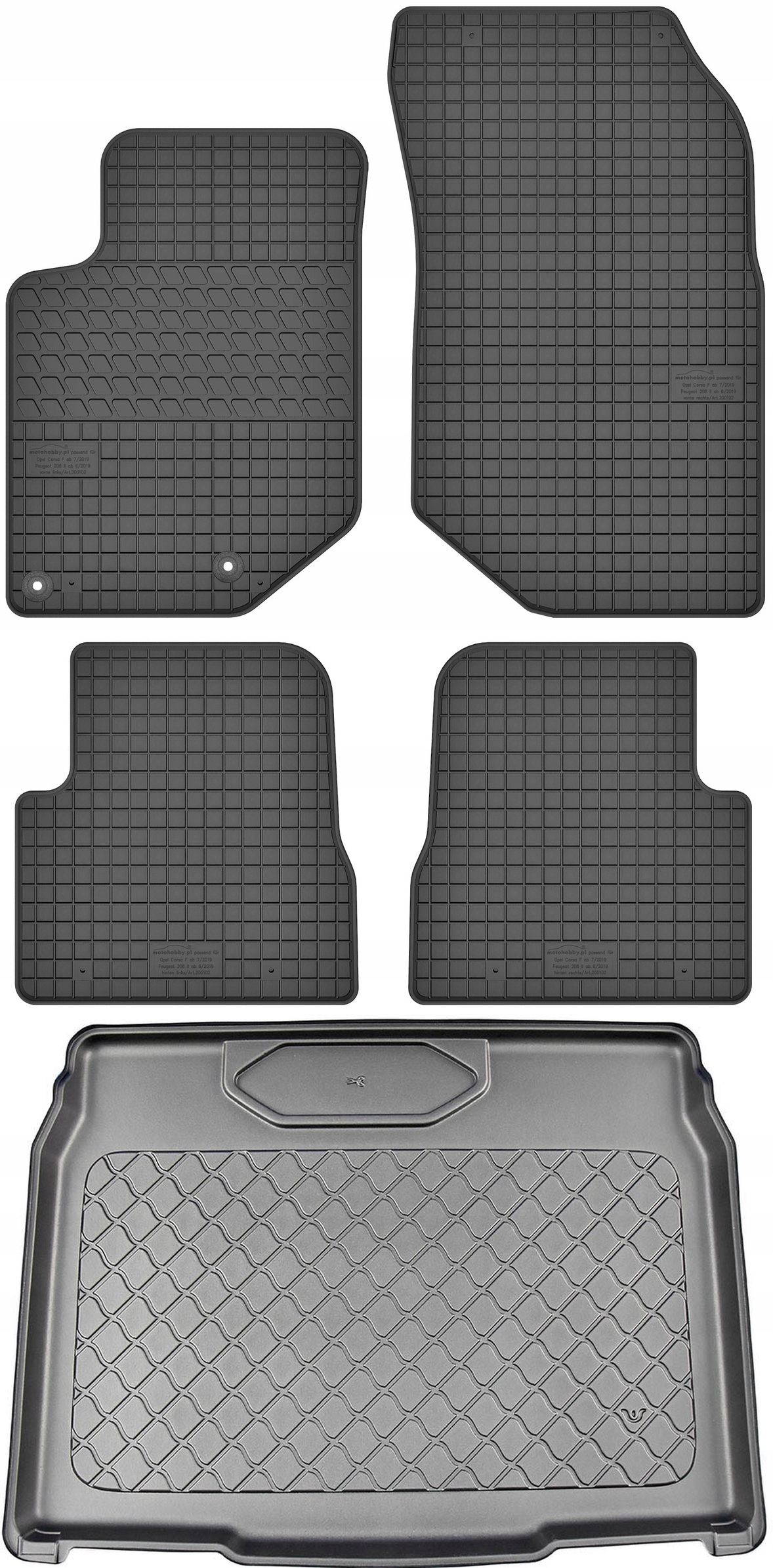 Peugeot 2008 II Crossover 2020 Koberce s rohožou