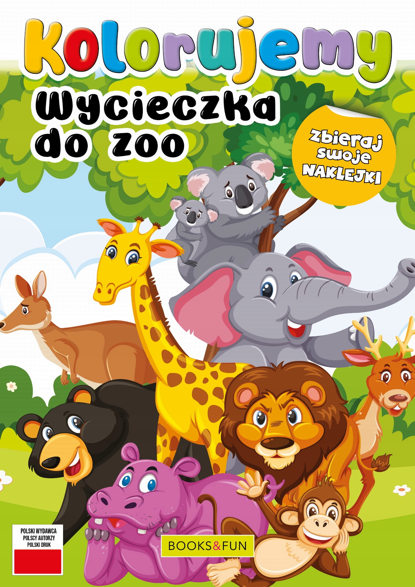 

Kolorujemy Wycieczka Do Zoo Kolorowanka Naklejki