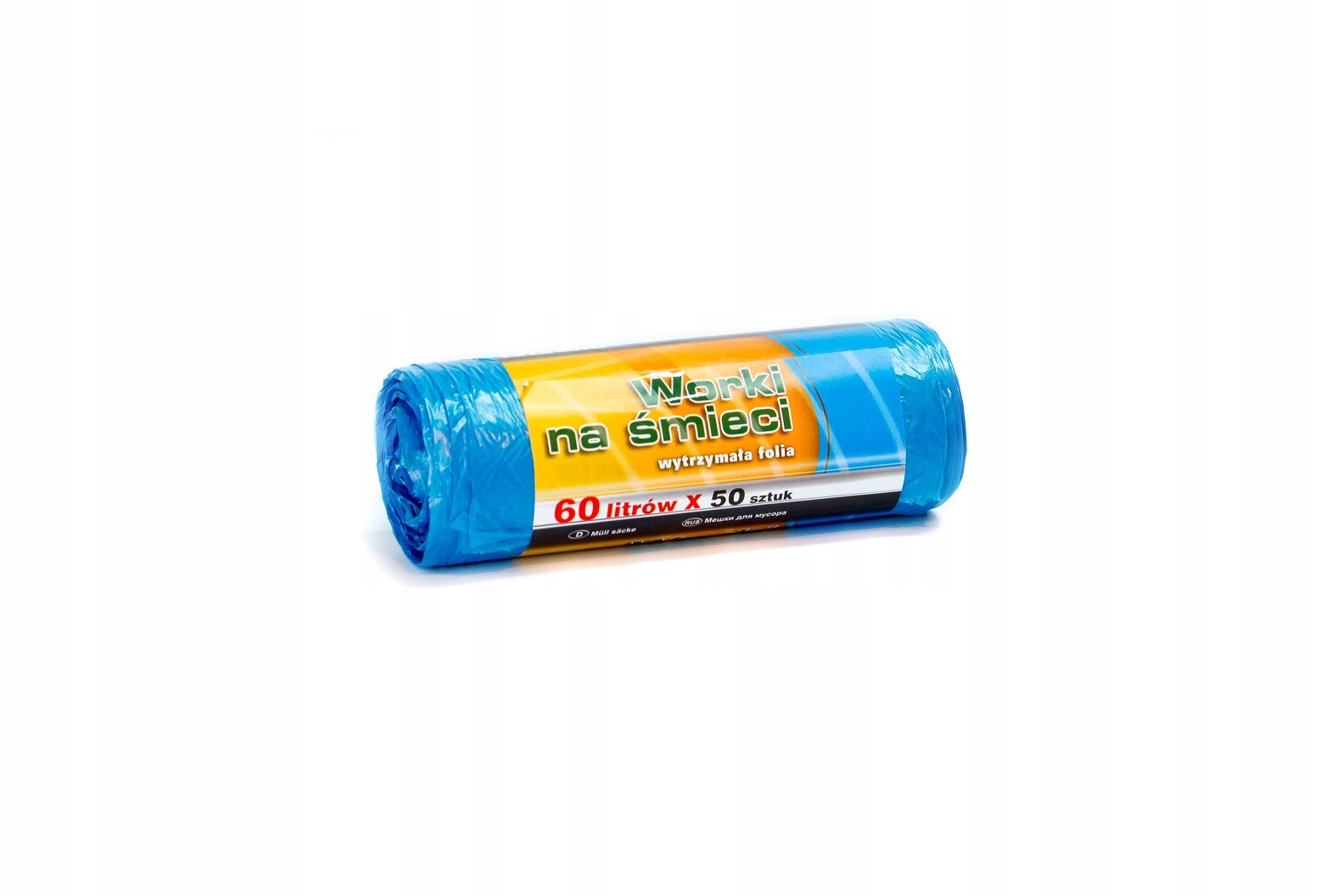 

**worki Na Śmieci Hd 60L Niebieskie Na Roli 50 Szt