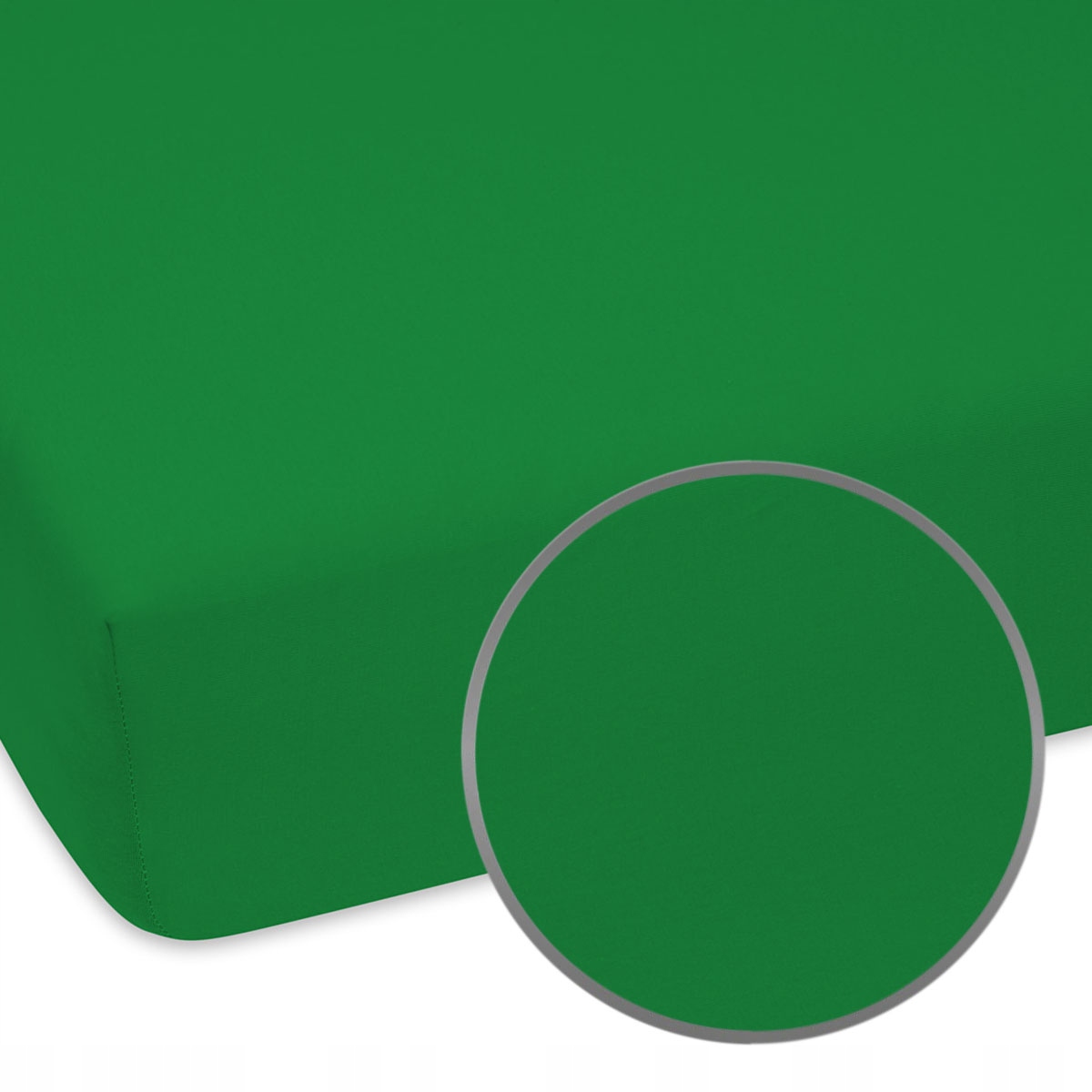 

Prześcieradło 180x200 w kolorze trawy bawełniane