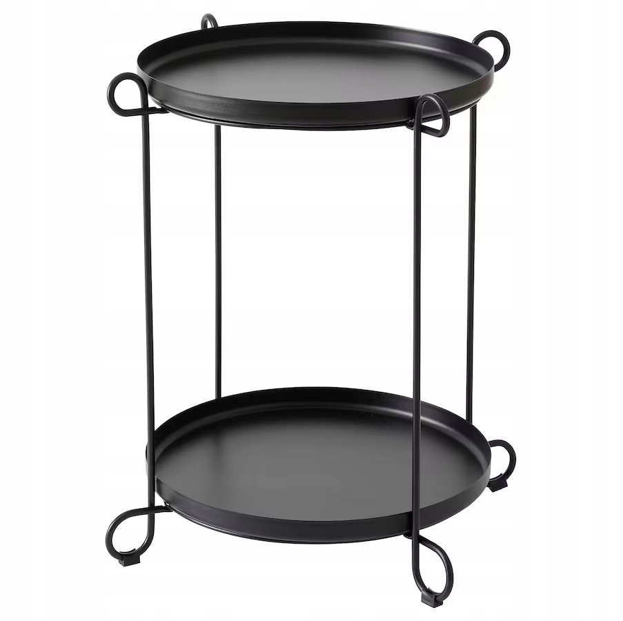 Ikea Livelycke Stolek s podnosem černý 50 cm