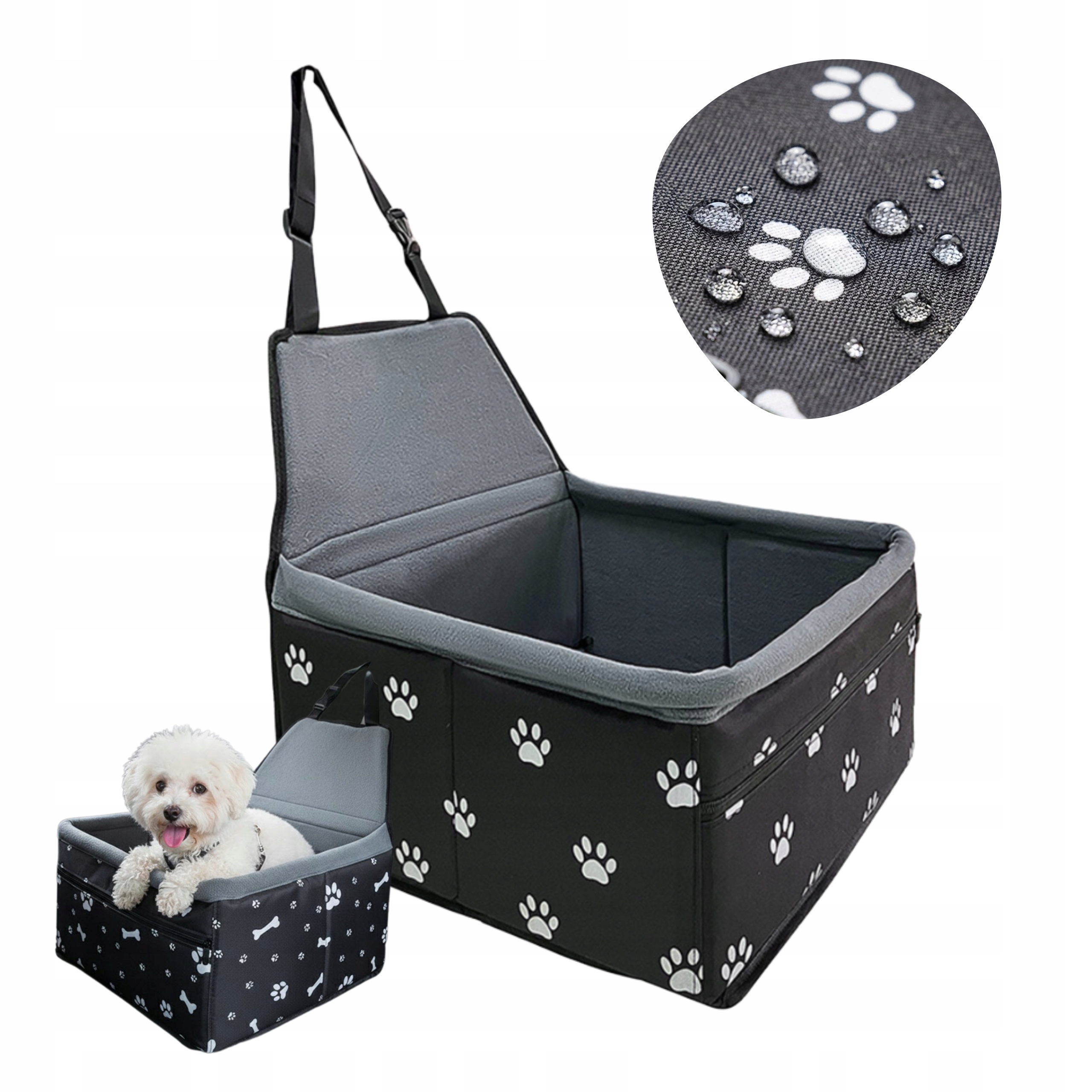 Přepravka Autosedačka Premium Pro Psa Kočku, Cestovní Pásy Do Auta