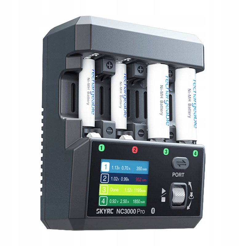 SkyRC NC3000 Pro Inteligentna Ładowarka NiMH NiCd Aa Aaa Bluetooth Pd LCD