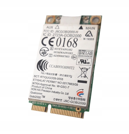 HP ELITBOOK 2540P MODUŁ QUALCOMM GOBI 2000