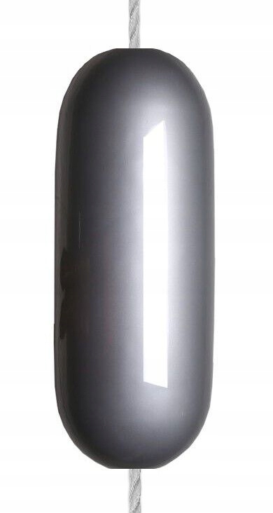 SZARY ODBIJACZ Z OTWOREM PRZELOTOWYM 15X43