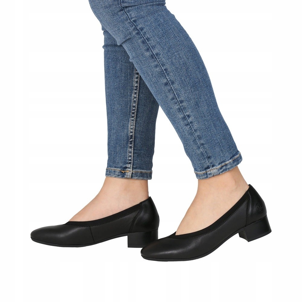 Rieker kožené lodičky na nízkém podpatku vel 38