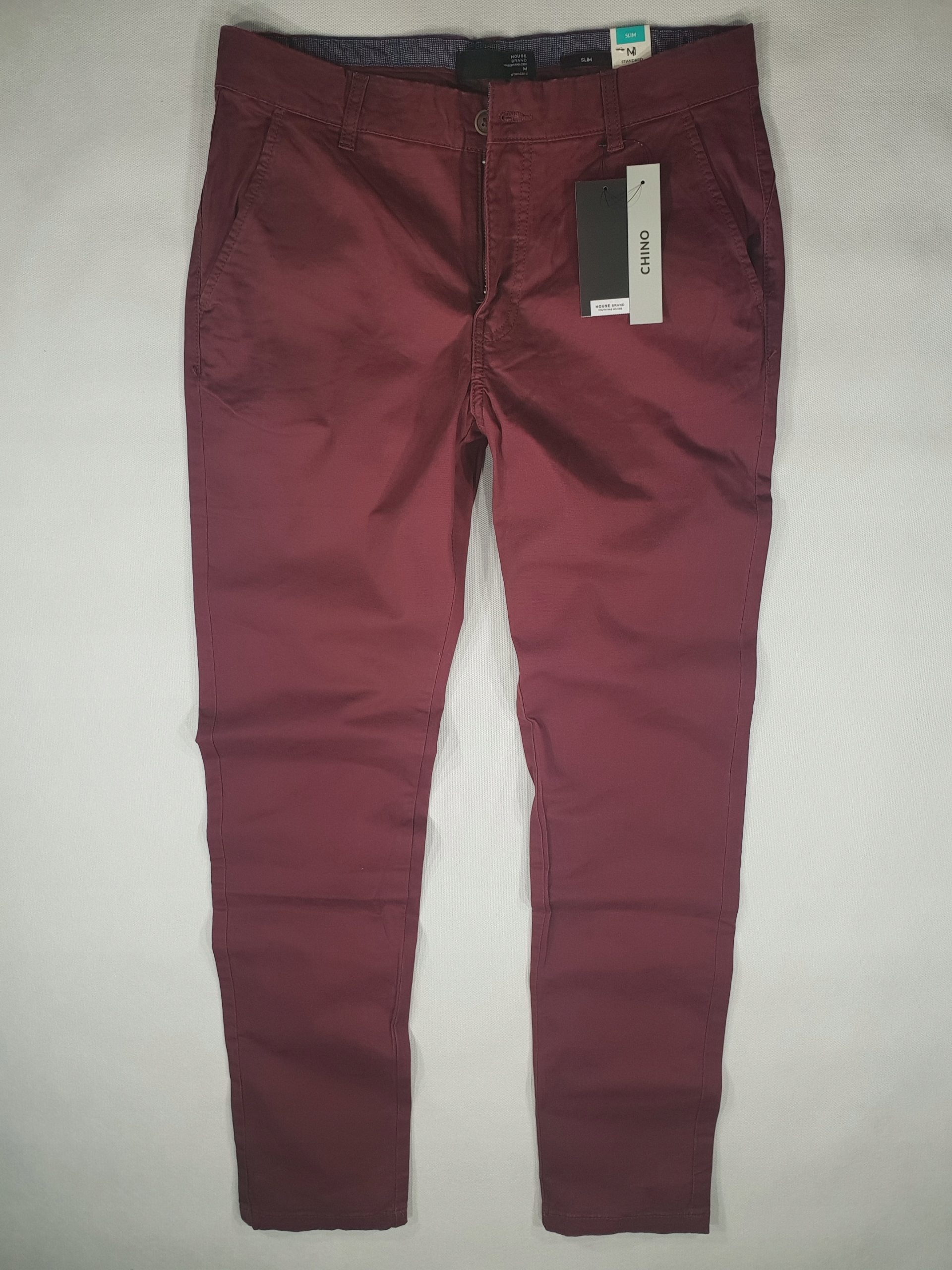 

House H65 bordowe buckle pocket chino XXL 94cm