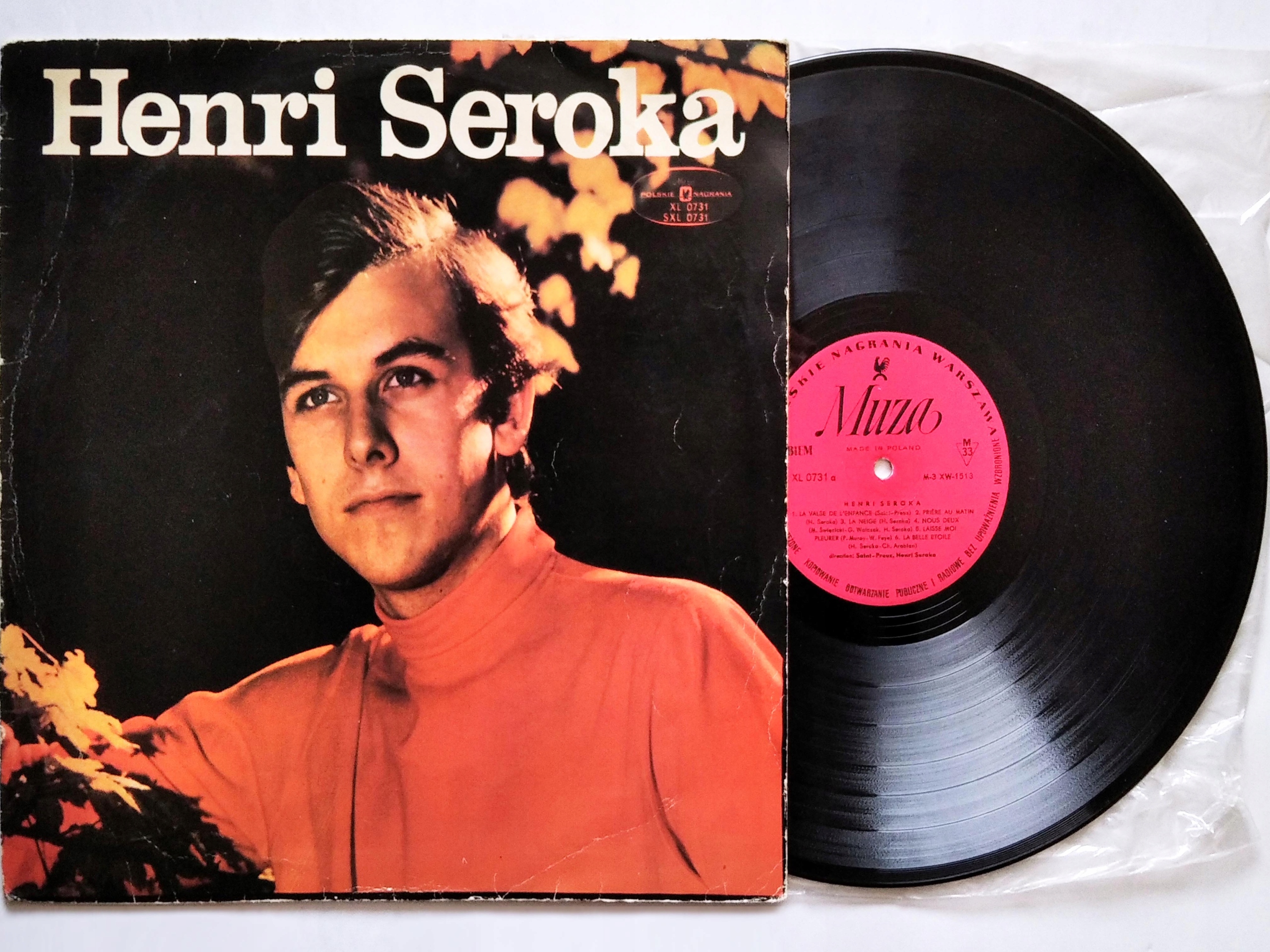 Lp: Henri Seroka 1971 Mono Spacer Dziką Plażą Vg