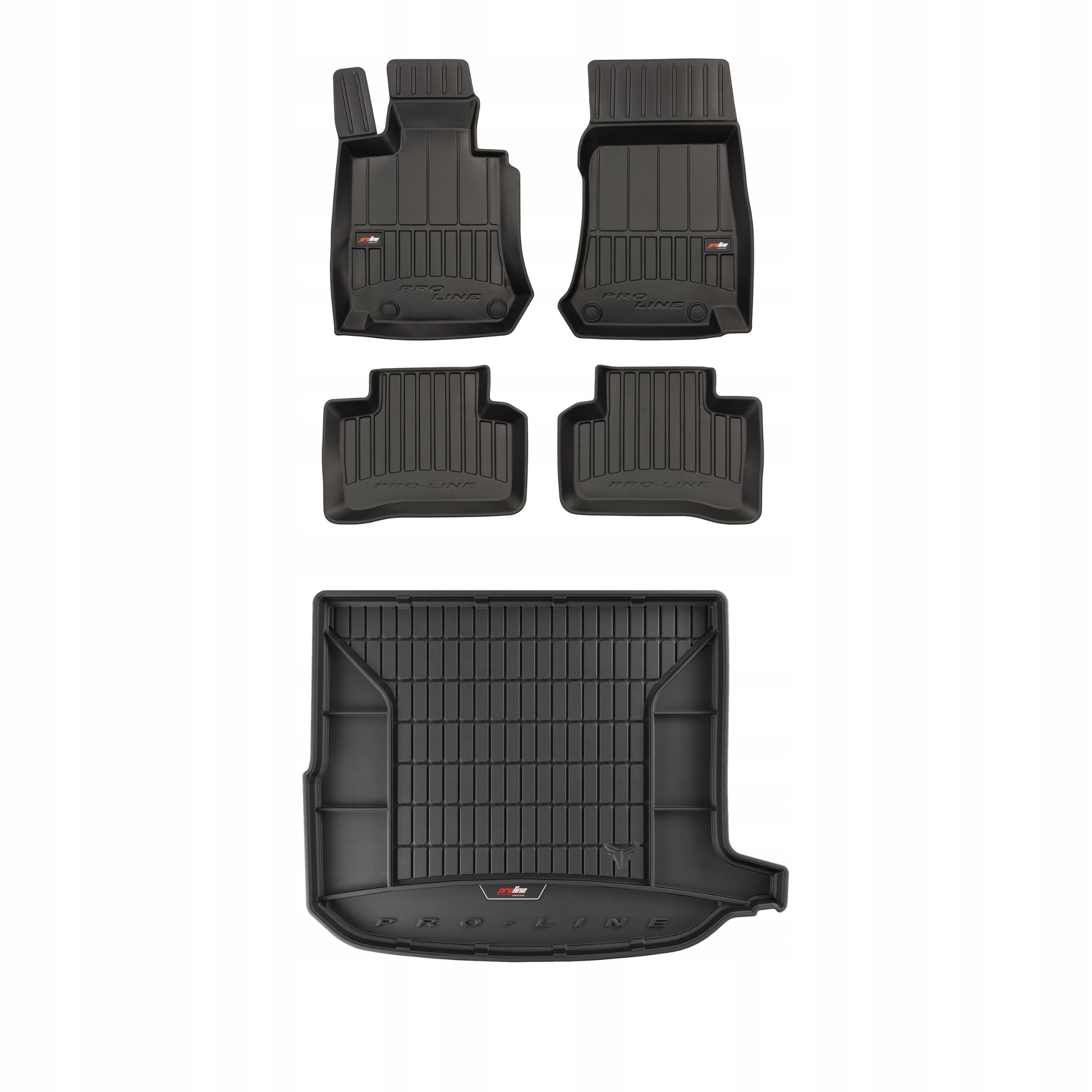 Frogum 3D sada gumových koberců a rohoží s logem pro Mercedes Glc C253 16-2023