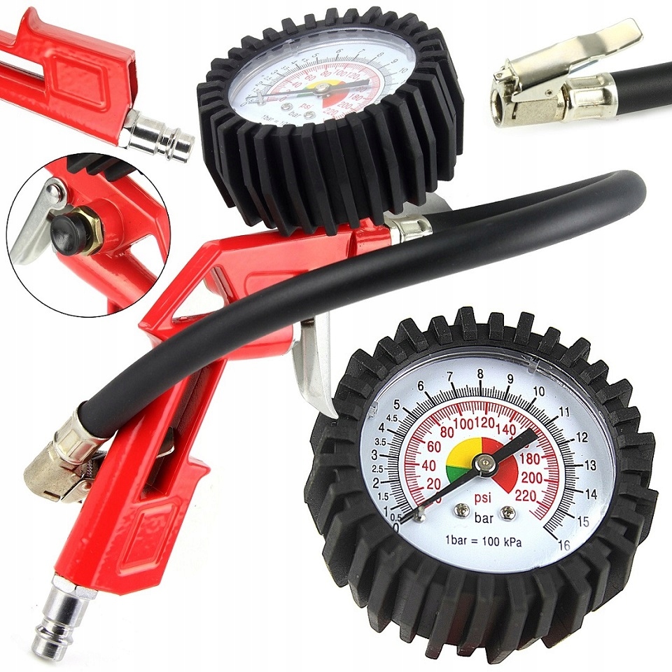 

Pistolet Do Pompowania Kół Opon Do Kompresora 1/4"