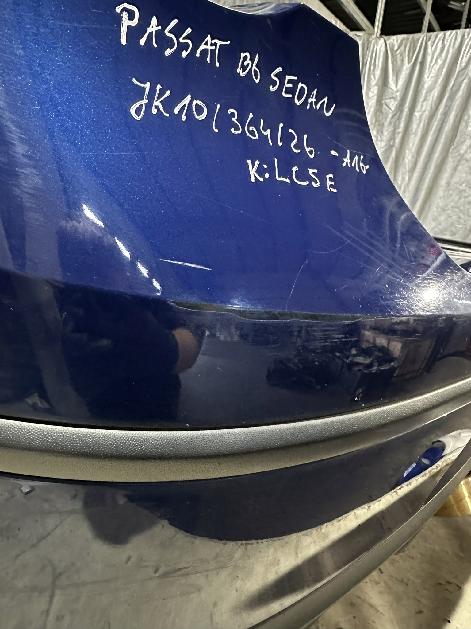 bumper rear part VOLKSWAGEN VW PASSAT B6 sedan