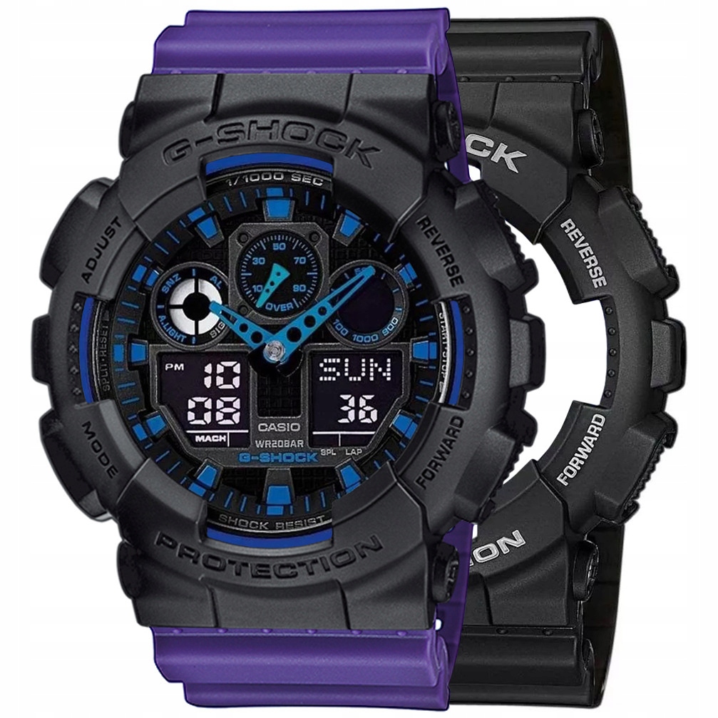 Hodinky Casio G-Shock Set GA-100-1A2ER Bezel 10358741 Řemínek 10498156 20