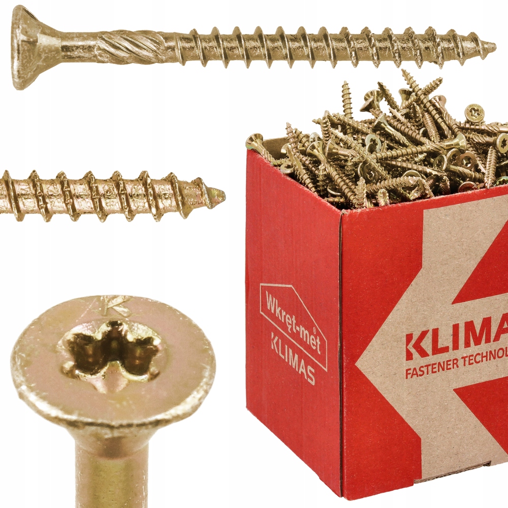 

Wkręty ciesielskie do drewna Torx 4,0x45 300szt