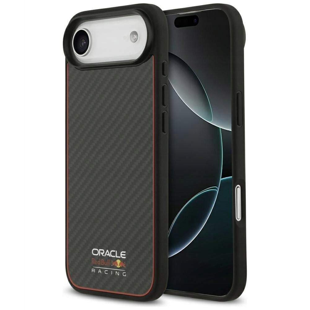 Etui Red Bull Kevlar Logo Matt MagSafe do iPhone Air czarny