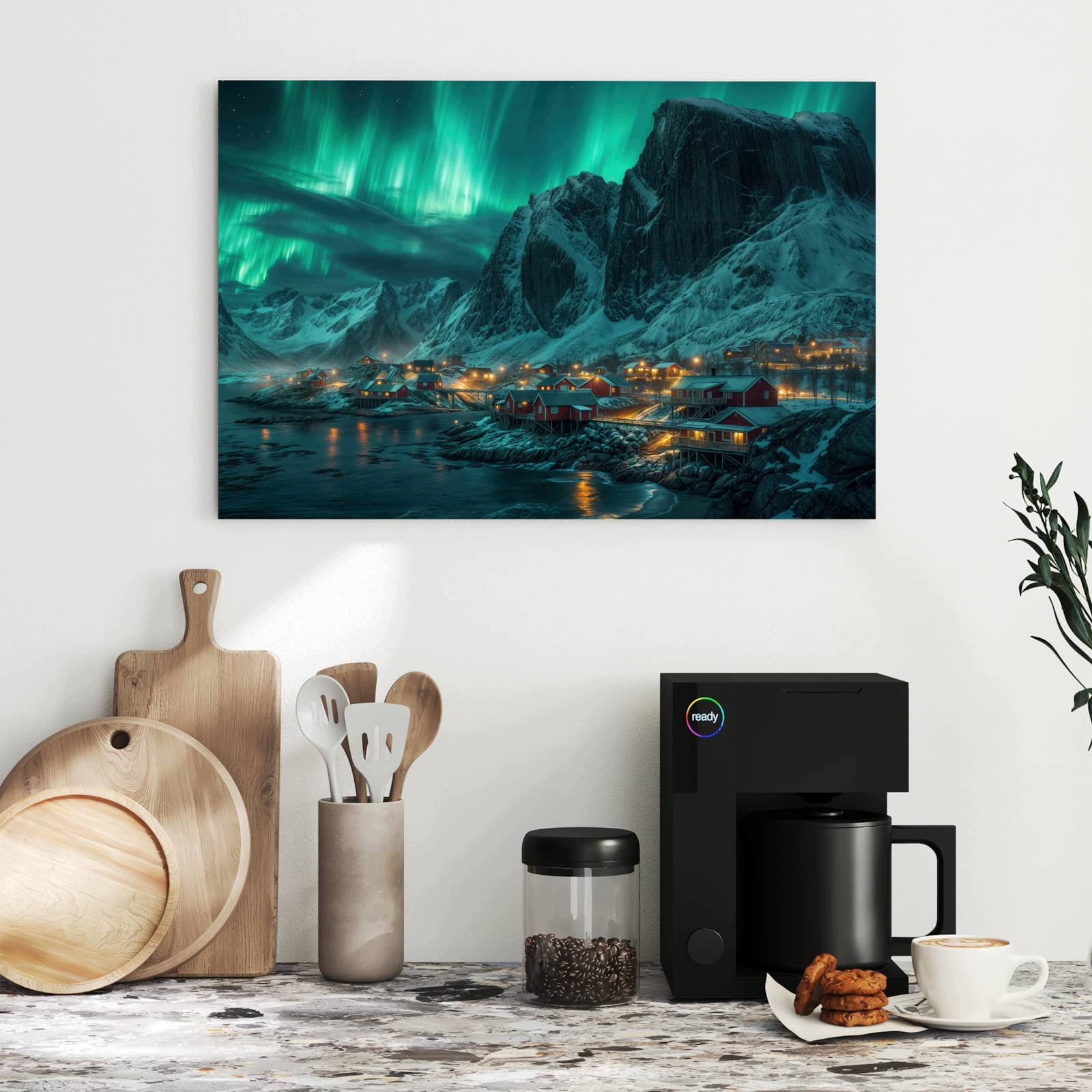 Magnetická tabule Zorza polarna Fiord 60 × 40 cm