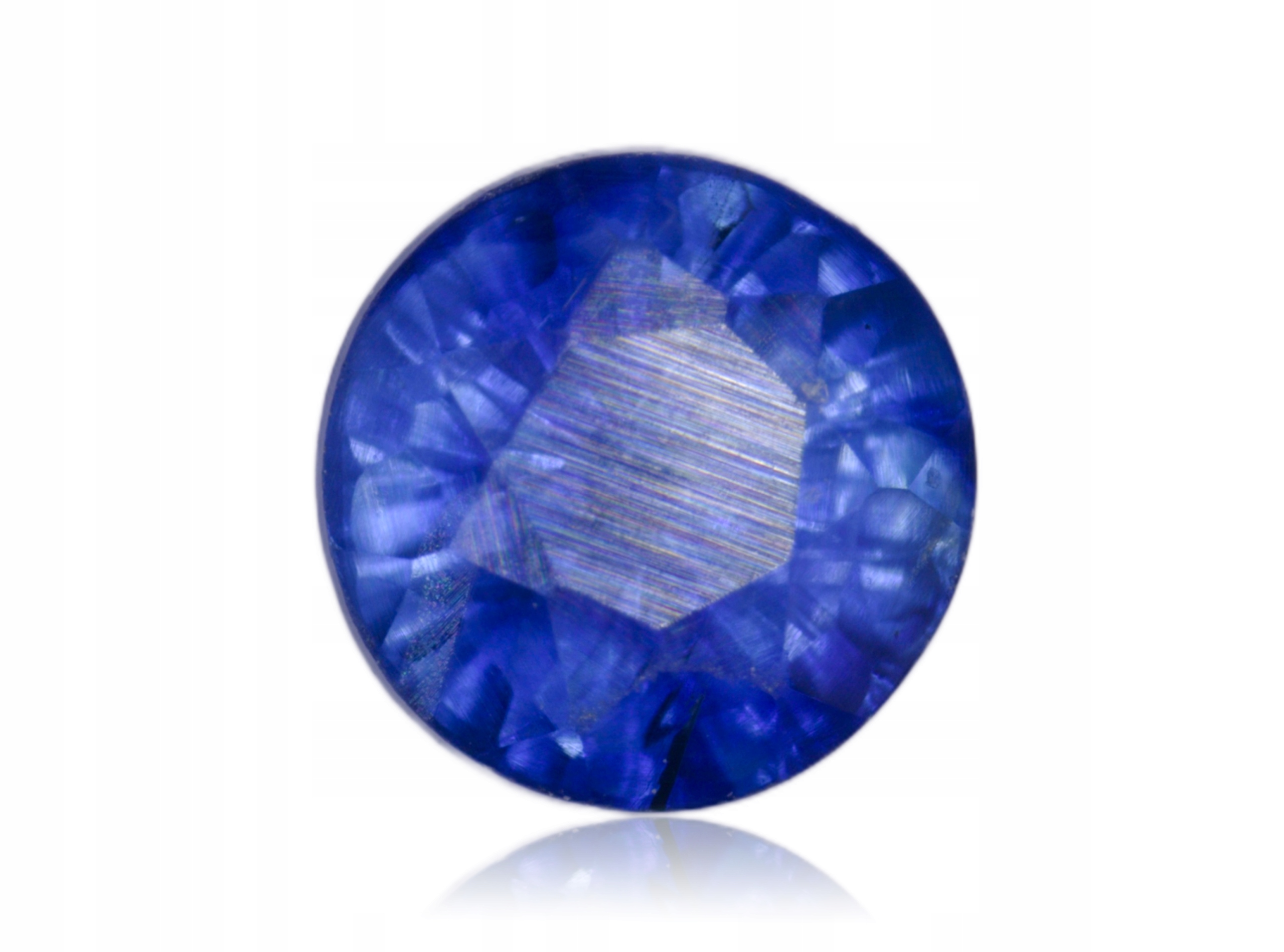 Safír 0.24ct Modrý Kulatý eCertifikát Wbd