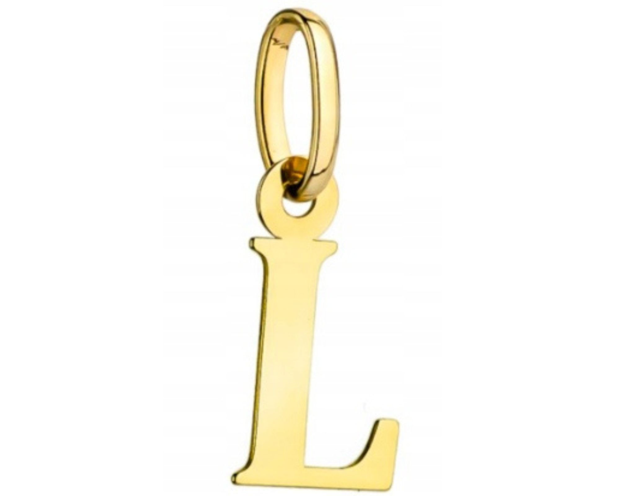 Zlatý Velký Přívěsek Zlatý Přívěsek Písmenko L 585