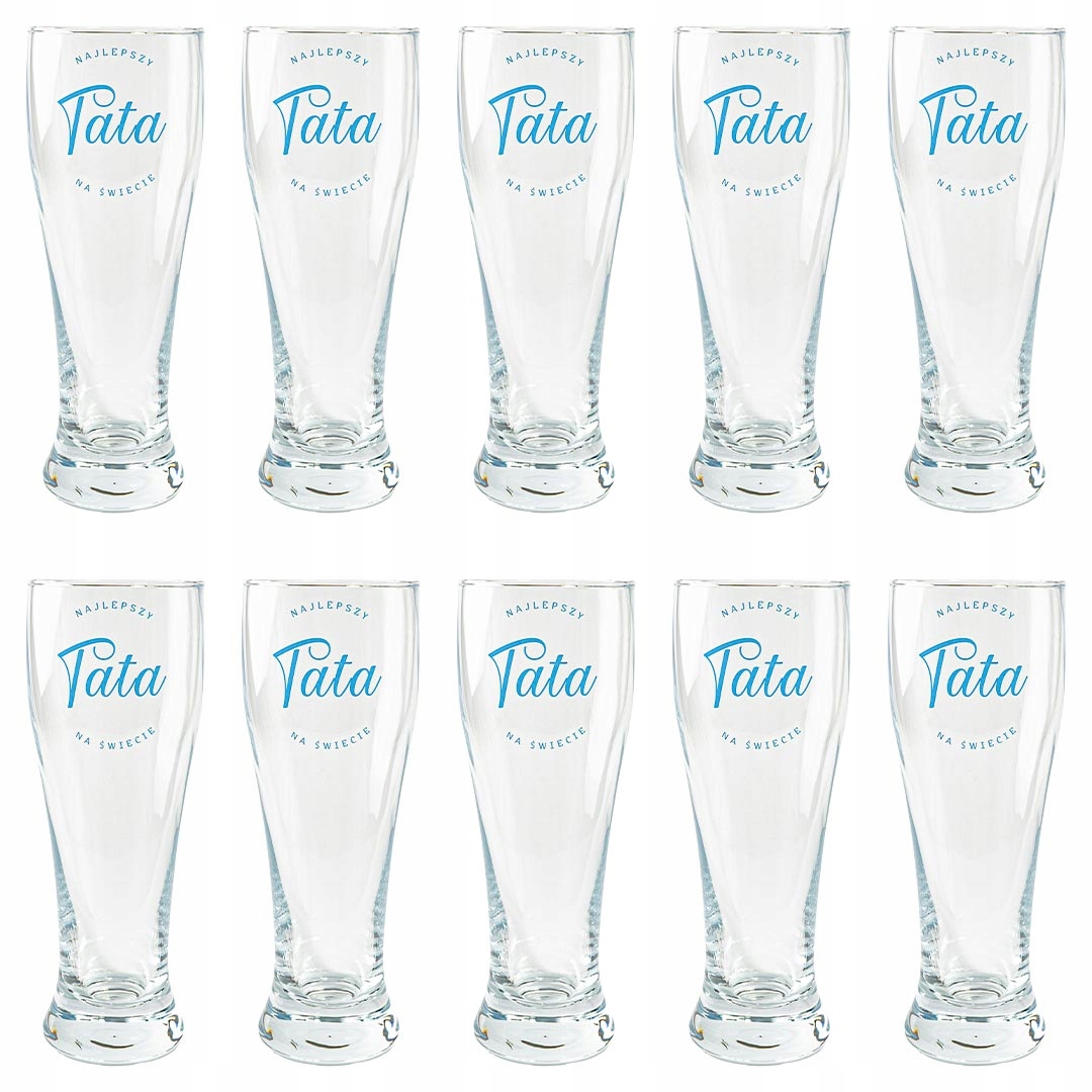 Sada Sklenic Na Pivo 500 ML Nejlepší Táta Dárek Den Otců