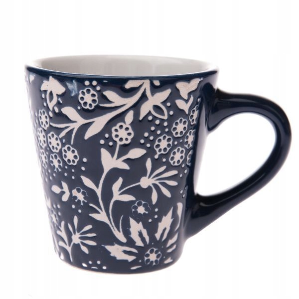 

Kubek espresso niebieski w kwiaty 80 ml ceramiczny