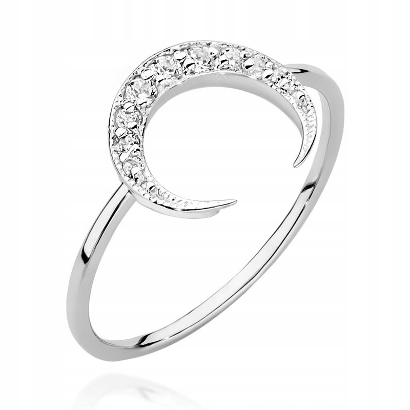 

Pierścionek Z Białego Złota Z Brylantami 0,10ct