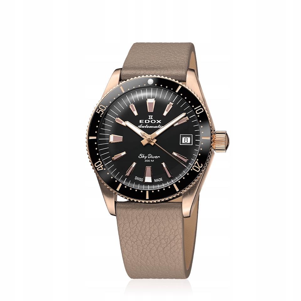 Hodinky Edox Skydiver Automatic Lady 80131-37RNC-NI 38mm 30ATM