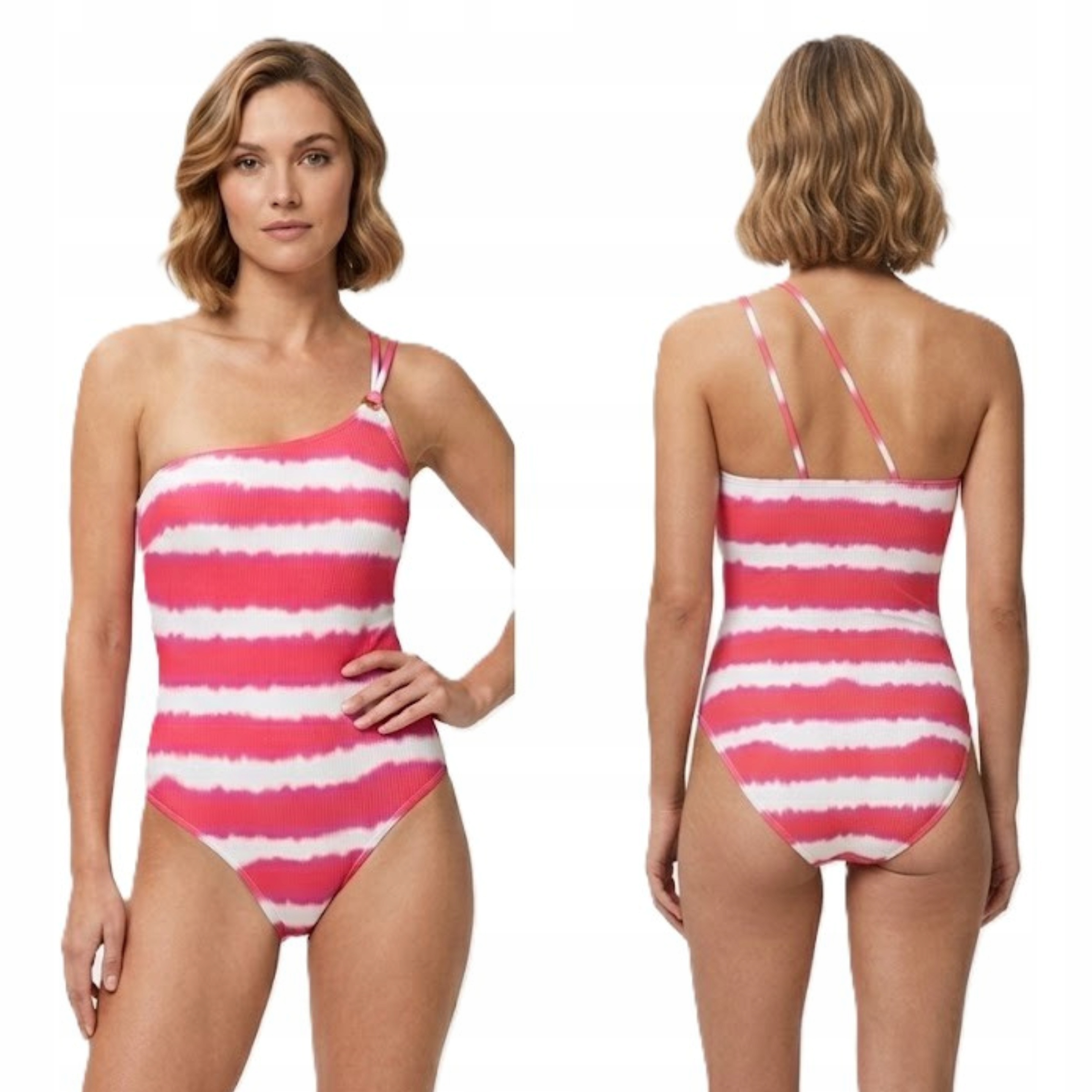 Triumph Jednodílné plavky Summer Fizz Asymetrie Pruhy 40B 80B