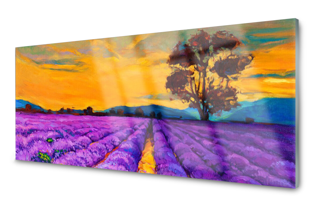 

Panel szklany do kuchni Dekor Pole 125x50