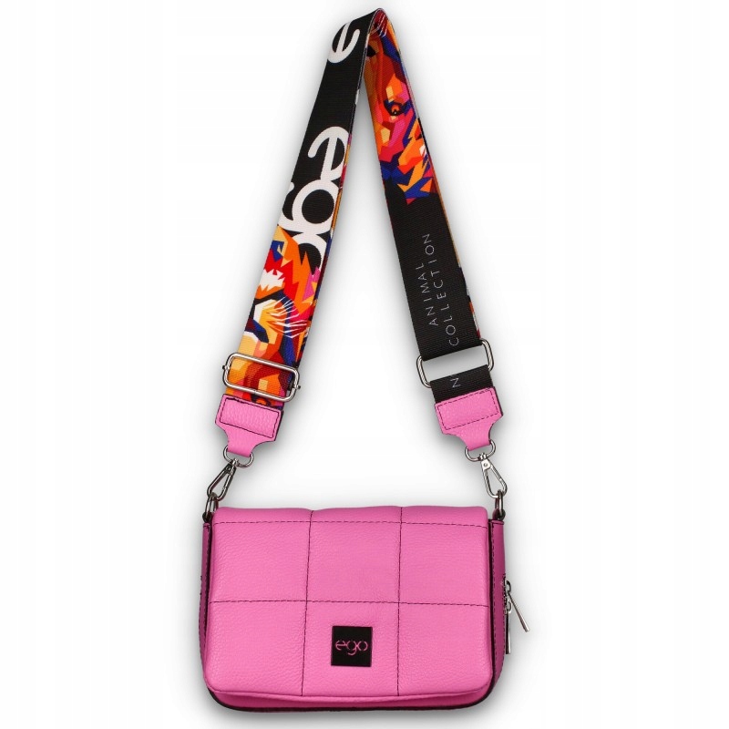 Prošívaná kabelka přes rameno – ES-S0148 23WL Růžová