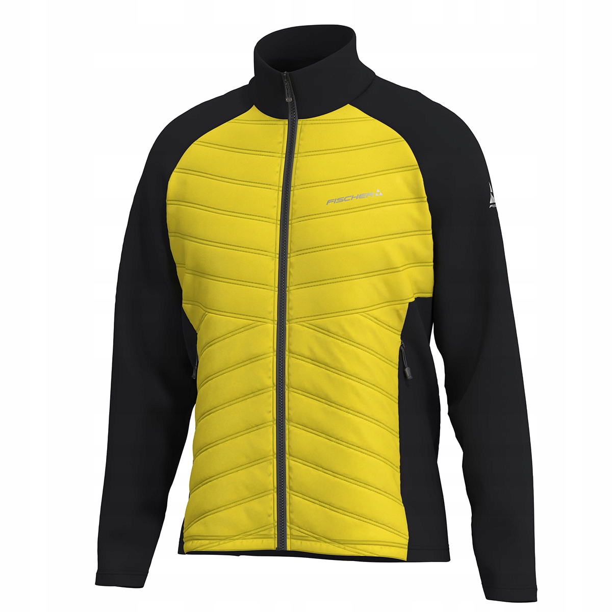 Fischer Męska Kurtka pikowana bluza softshell Dynamic Hybrid Jacket yell M