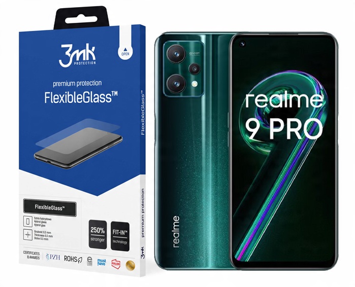 

Szkło Hybrydowe FlexibleGlass 3MK do Realme 9 Pro