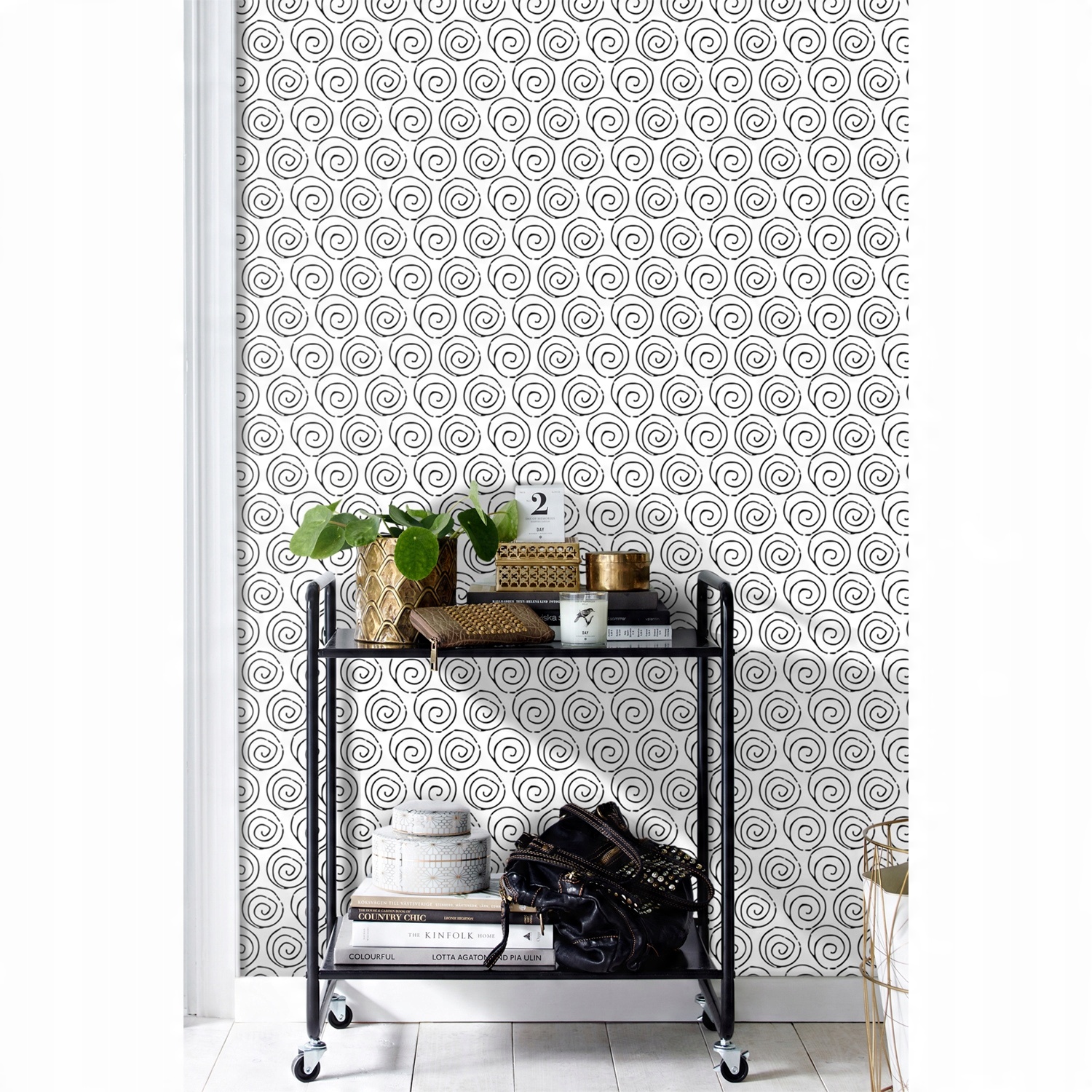 

Tapeta na ścianę Kręgi skandynawski styl 250x104cm