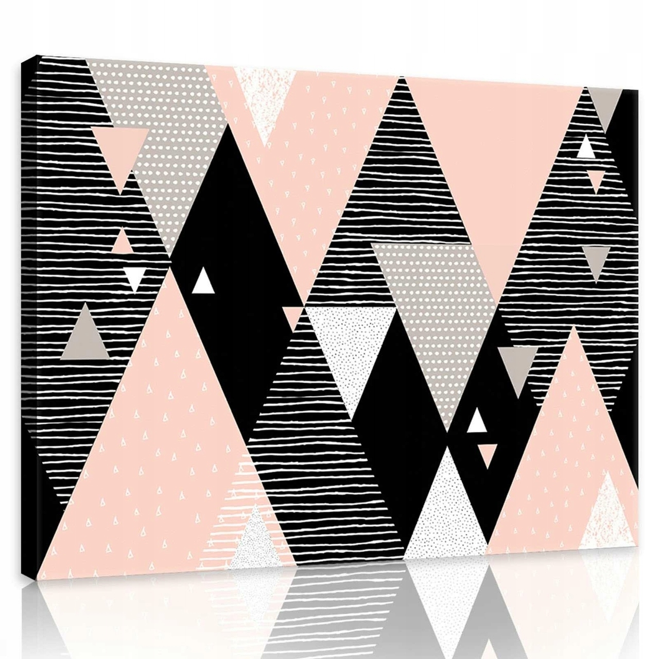 Obraz 100x75 Geometrické postavy trojúhelníky abstrakce minimalismus geometrie