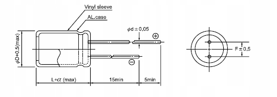 5x KONDENSATOR elektrolityczny 680uF 6,3V 8x11,5mm Producent Jamicon