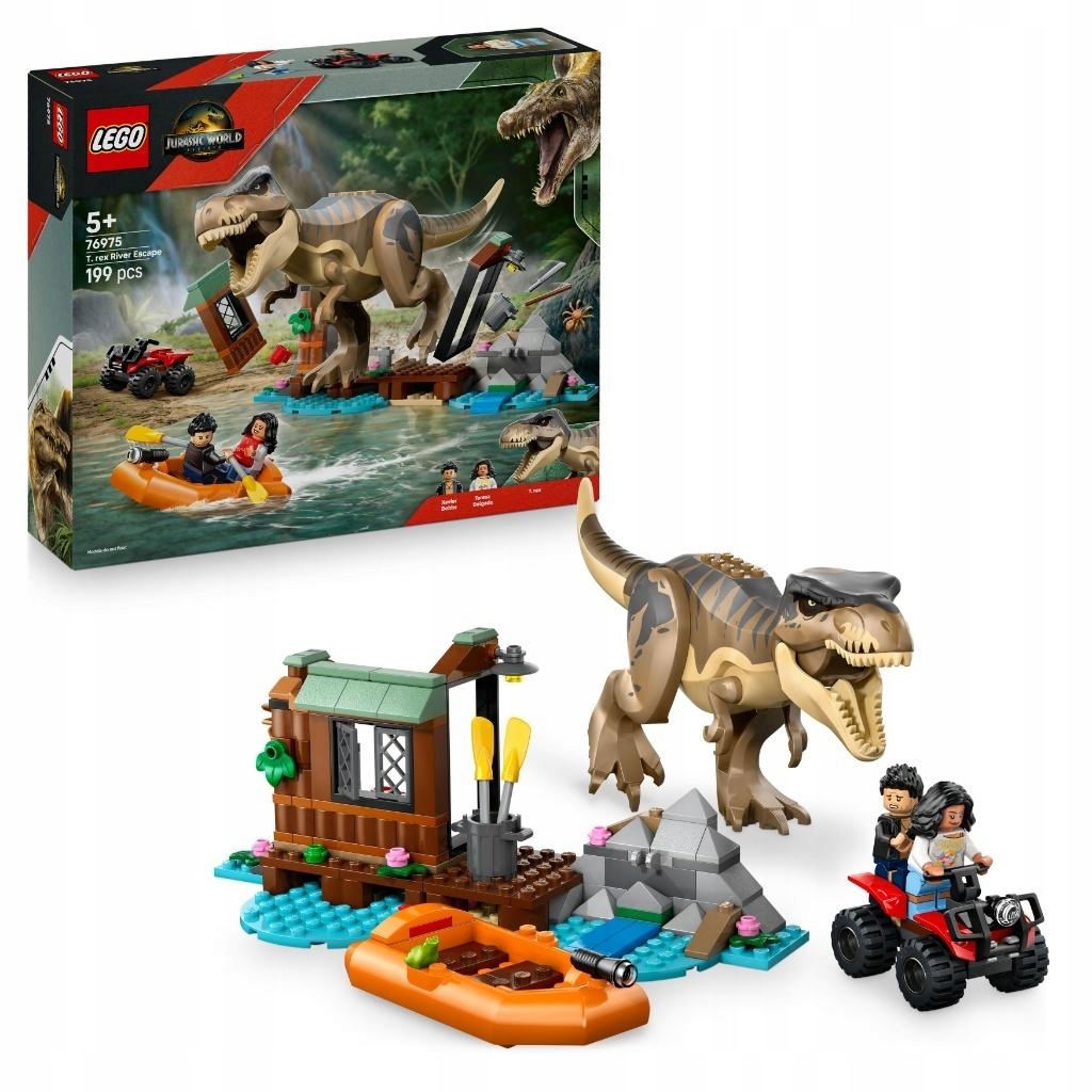 Lego(r) Jurský Svět 76975 Útěk po řece