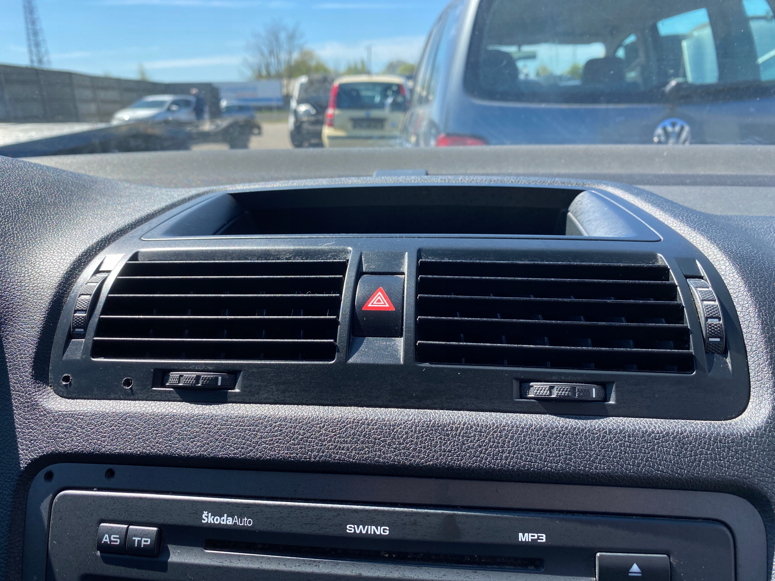 grid air conditioning devices air central Skoda Octavia II 2 FL 04-10
