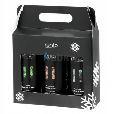 

Sauna Zestaw aromatów Rento Box 3 x 400ml (600481)