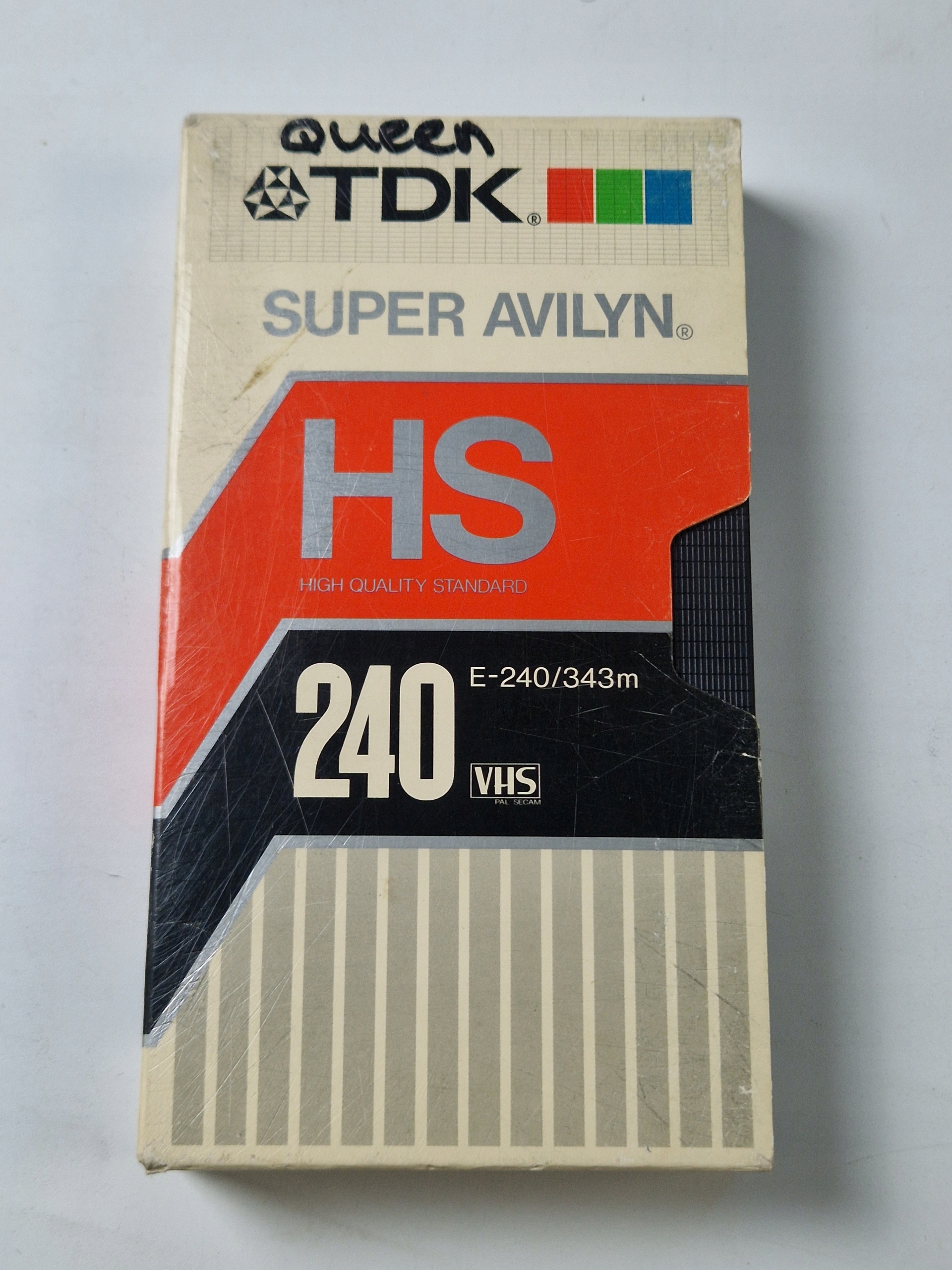 TDK SUPER AVILYN HS E - 240 KASETA VIDEO VHS MAGNETOWID