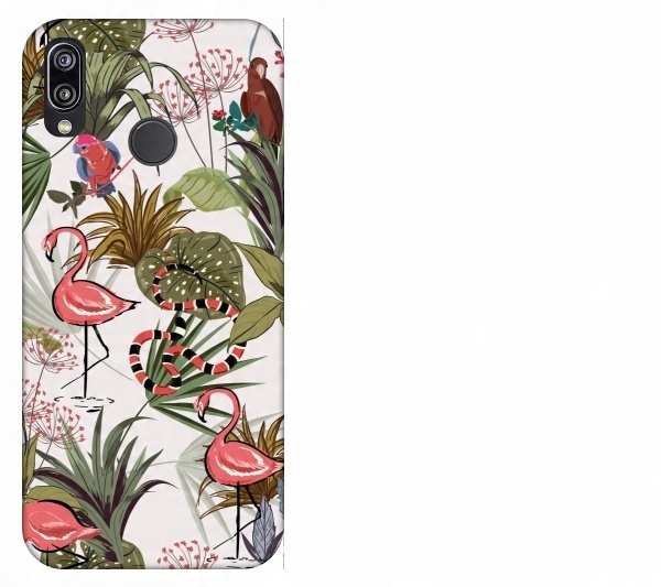 

Etui pokrowiec Huawei P20 Lite Flaming tukan dżung