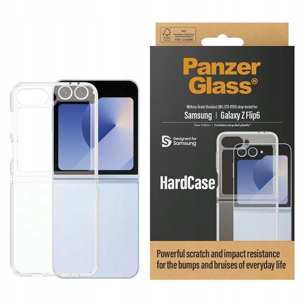 Pouzdro pro Samsung Galaxy Z Flip6 PanzerGlass Tvrdé průhledné