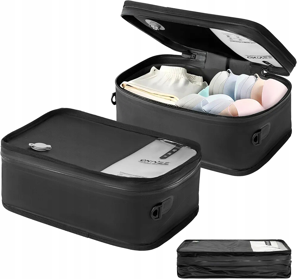 Vakuový sáček na oblečení 2 ks, opakovaně použitelný, hermetický organizér