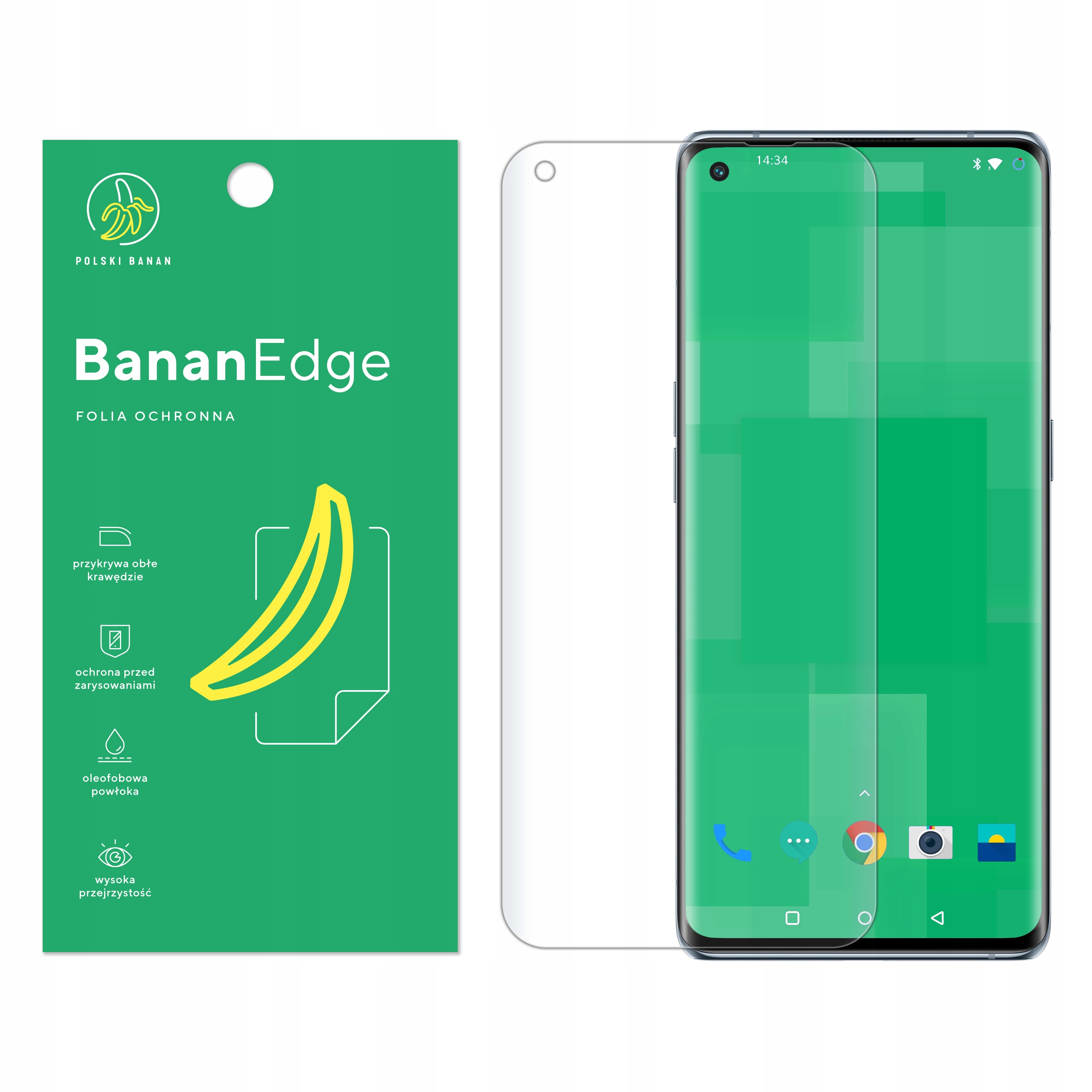 

Folia Ochronna Polski Banan do Oppo Reno6 Pro 5G