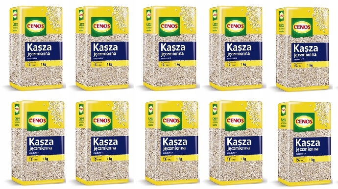 10 x 1 kg Cenos Mazurská ječná kaše Zgrzewka