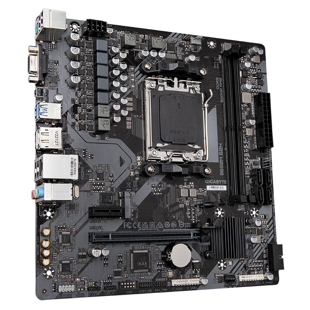 Gigabyte B650M S2H (Micro Atx) płyta główna AM5 DDR5, PCIe 4.0