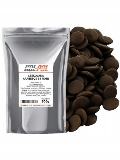 Levně Čokoláda 58% Tmavá 500 g Fontána fondue prémiových dezertů Kol-Pol
