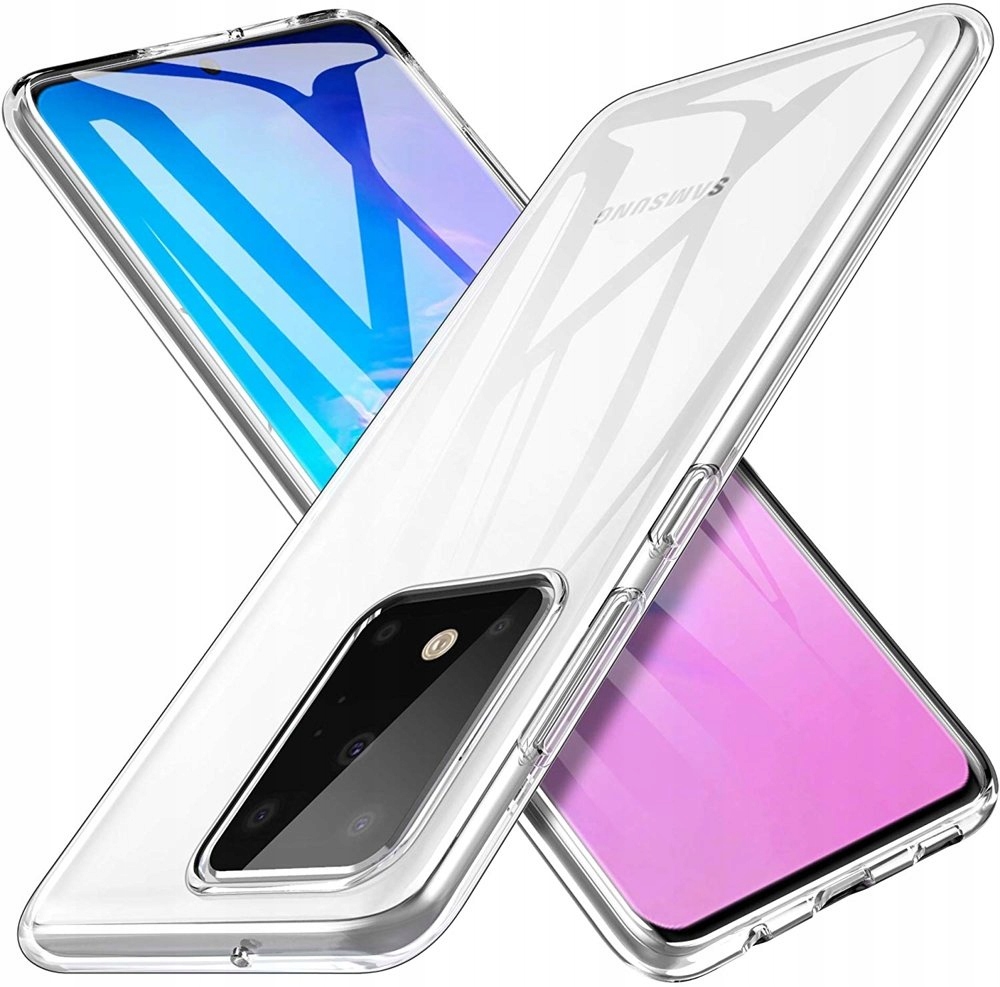 

Etui Case Clear Slim Samsung S20 Ultra + szkło